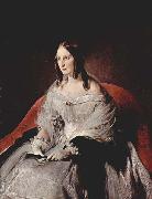 Francesco Hayez Portrait of the princess of Sant Antimo oil painting on canvas